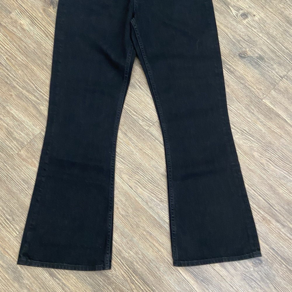 Sandro Paris Rudolphe High-Rise Flare Black Jeans - Picture 2 of 12